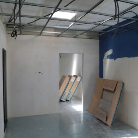 WORKS - installation of the covering