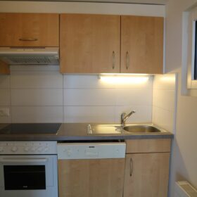 existing kitchen of the 2-room apartment (dismantled then reassembled)