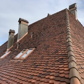 renovated roof - integration of roof windows