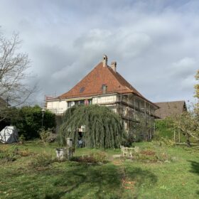 vue depuis le sud pendant les travaux