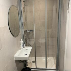 creation of a shower for the employees