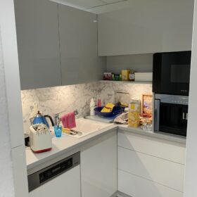 refurbished kitchen, offering more storage possibilities