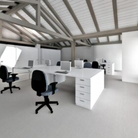 computer-generated image - view of the upstairs offices